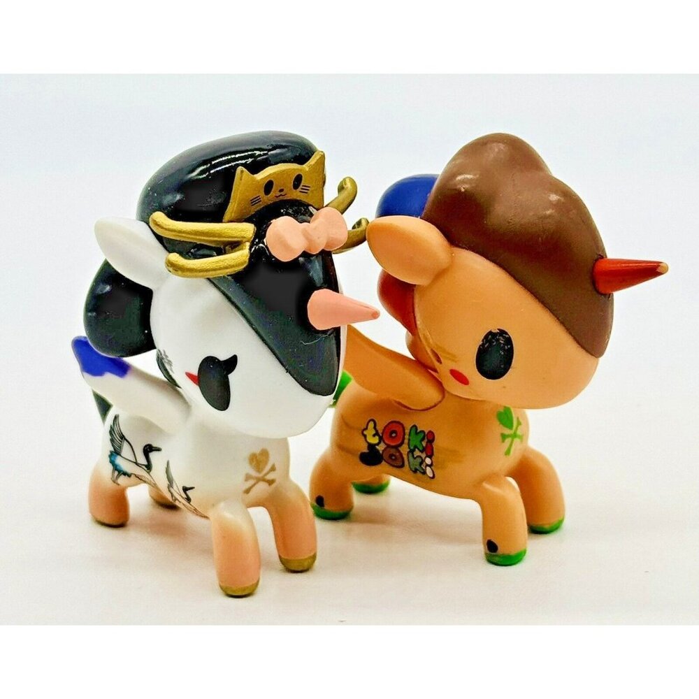 Tokidoki Unicorno Japanese Geisha Blind Box 3 inch Toy Lot of 2 Unicorn